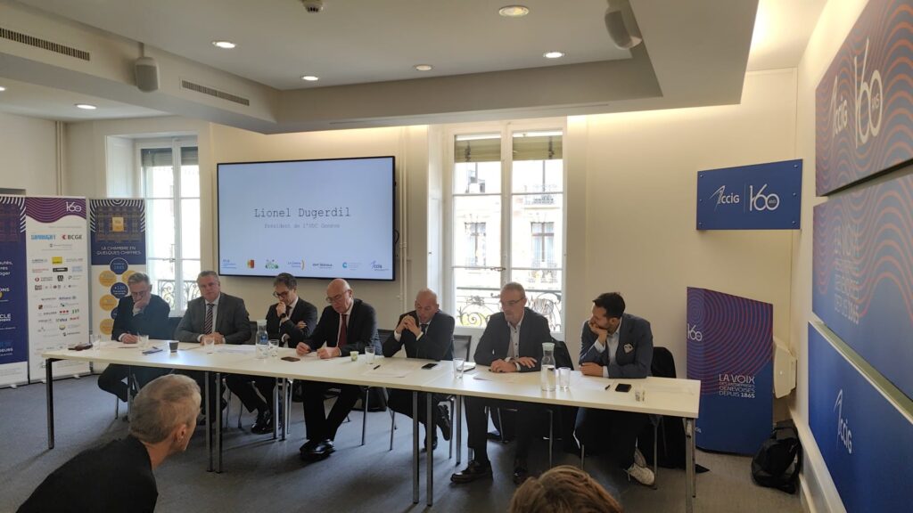 conférence de presse contre l’initiative JUSO s’est tenue à la CCIG